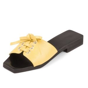 Marley Square toe leather sandals